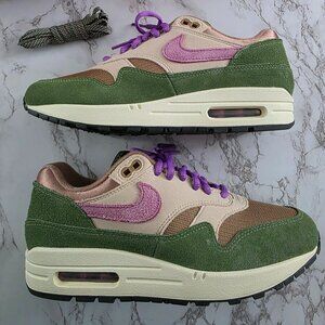 nike air max 1 nh sz 7 treeline/light bordeaux DR9773-300